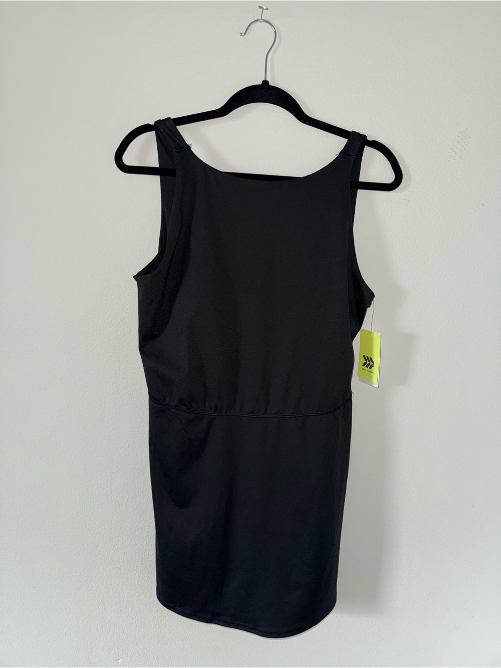 all in motion Black High Neck Active Mini Dress